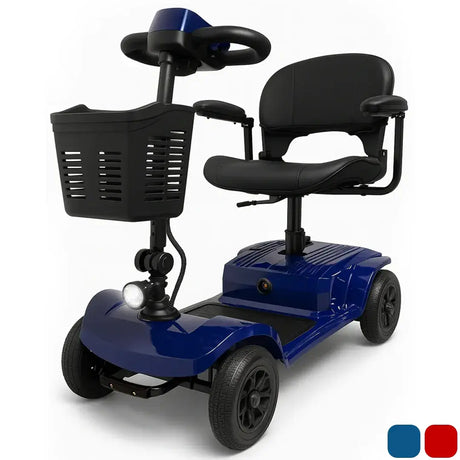 Scooter eléctrico plegable de mástil sencillo para un ahorro de espacio en casa dortomedical