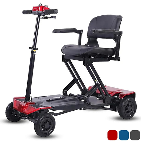 Scooter eléctrico con plegado automático a distancia para mayor autonomía en ciudad dortomedical