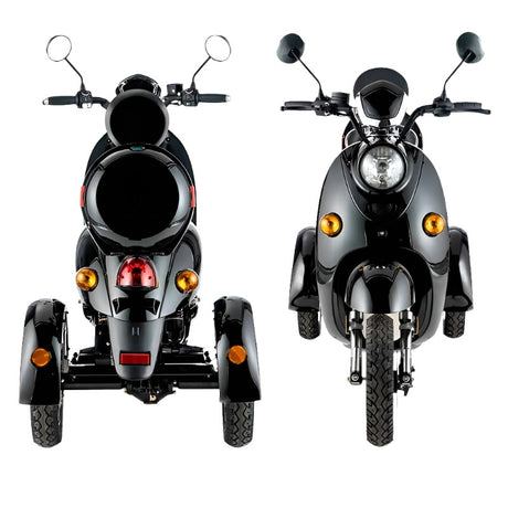 Scooter eléctrico retro con pantalla LED display para visualizar la velocidad e información de Dortomedical