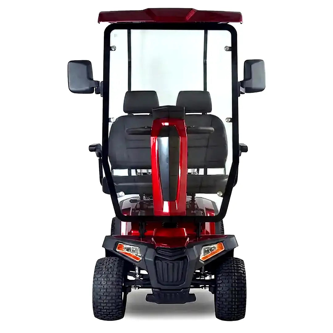 Scooter eléctrico robusto con ruedas traseras reforzadas para una mayor estabilidad dortomedical