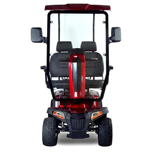 Scooter eléctrico robusto con ruedas traseras reforzadas para una mayor estabilidad dortomedical