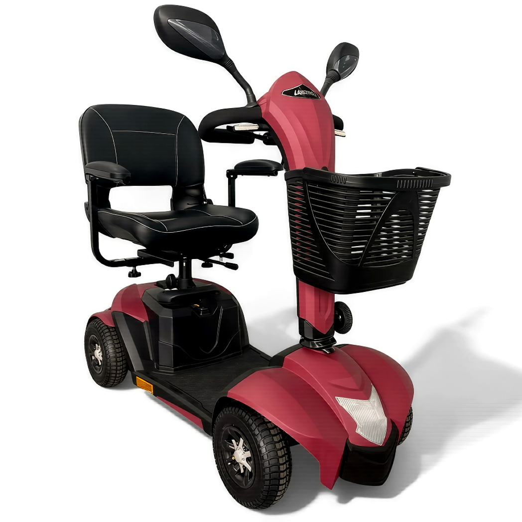 Scooter eléctrico con suspensión integral regulable para una conducción suave en cualquier terreno dortomedical