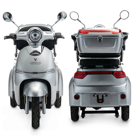 Scooter eléctrico tipo moto con velocidad máxima de 12 km/h para desplazamientos ágiles de Dortomedical
