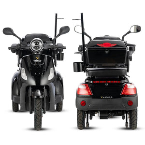 Scooter para mayores con ruedas antivuelco traseras para evitar desequilibrios y accidentes de Dortomedical