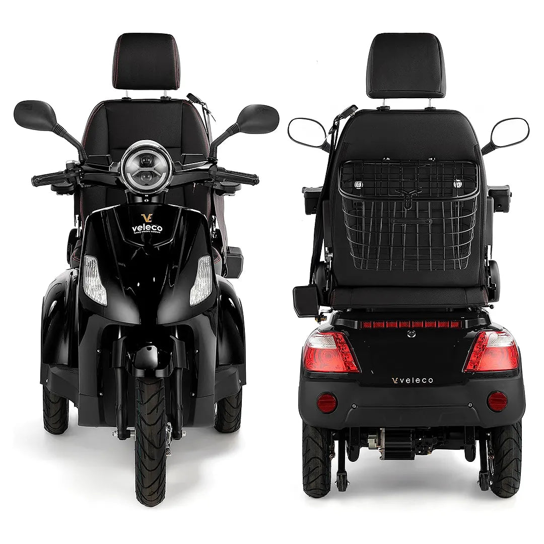 Scooter para mayores con sistema de suspensión total que garantiza una conducción suave de Dortomedical