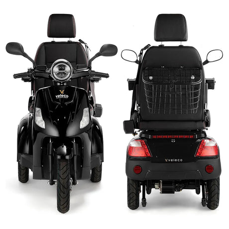 Scooter para mayores con sistema de suspensión total que garantiza una conducción suave de Dortomedical