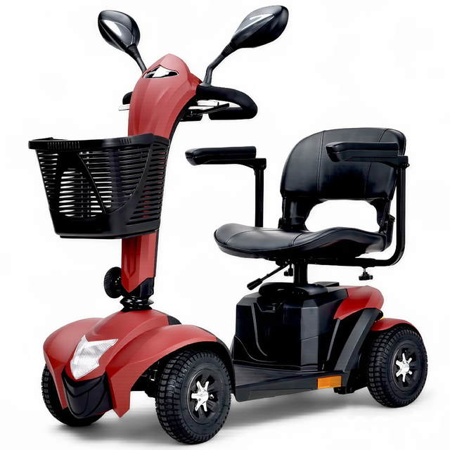Scooter para minusválidos desmontable en 4 partes para facilitar su transporte en coche dortomedical