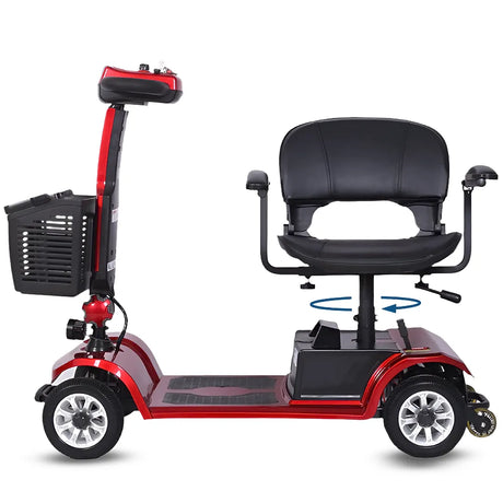 Scooter desmontable en 6 piezas ligeras para facilitar su almacenamiento y transporte en el coche dortomedical