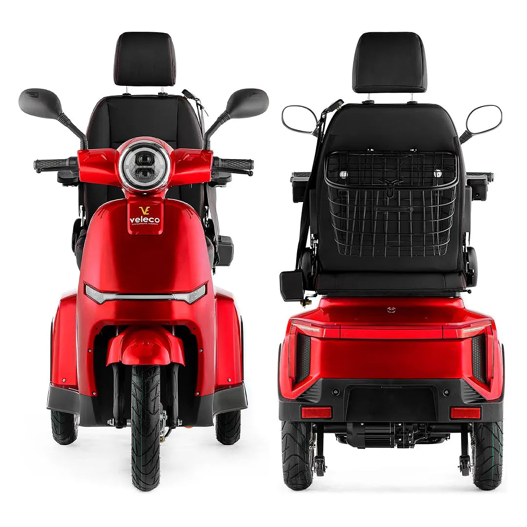 Scooter de movilidad con puerto USB para cargar el móvil y portavasos integrado de Dortomedical
