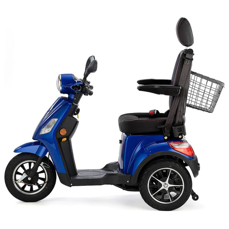 Scooter para movilidad reducida con ruedas antivuelco traseras para estabilidad adicional de Dortomedical