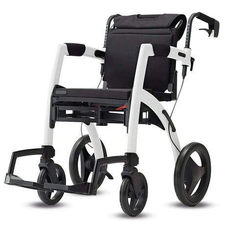 Silla andador para adultos con asiento acolchado de 45 cm diseñado para un descanso ergonómico dortomedical