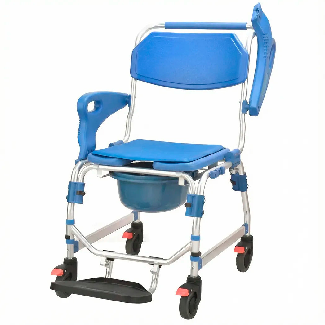 silla de ducha y wc superligera discapacitados