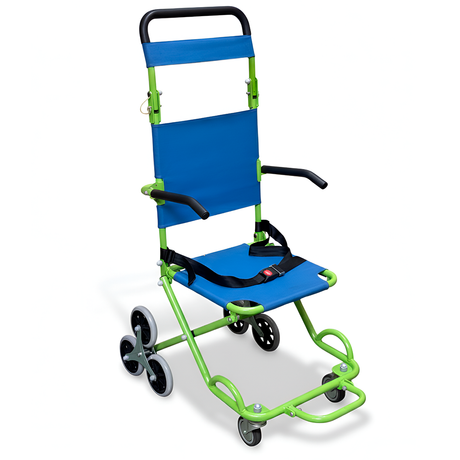 Silla para Evacuaciones Roll Over Premium con Reposacabezas y Reposapiés