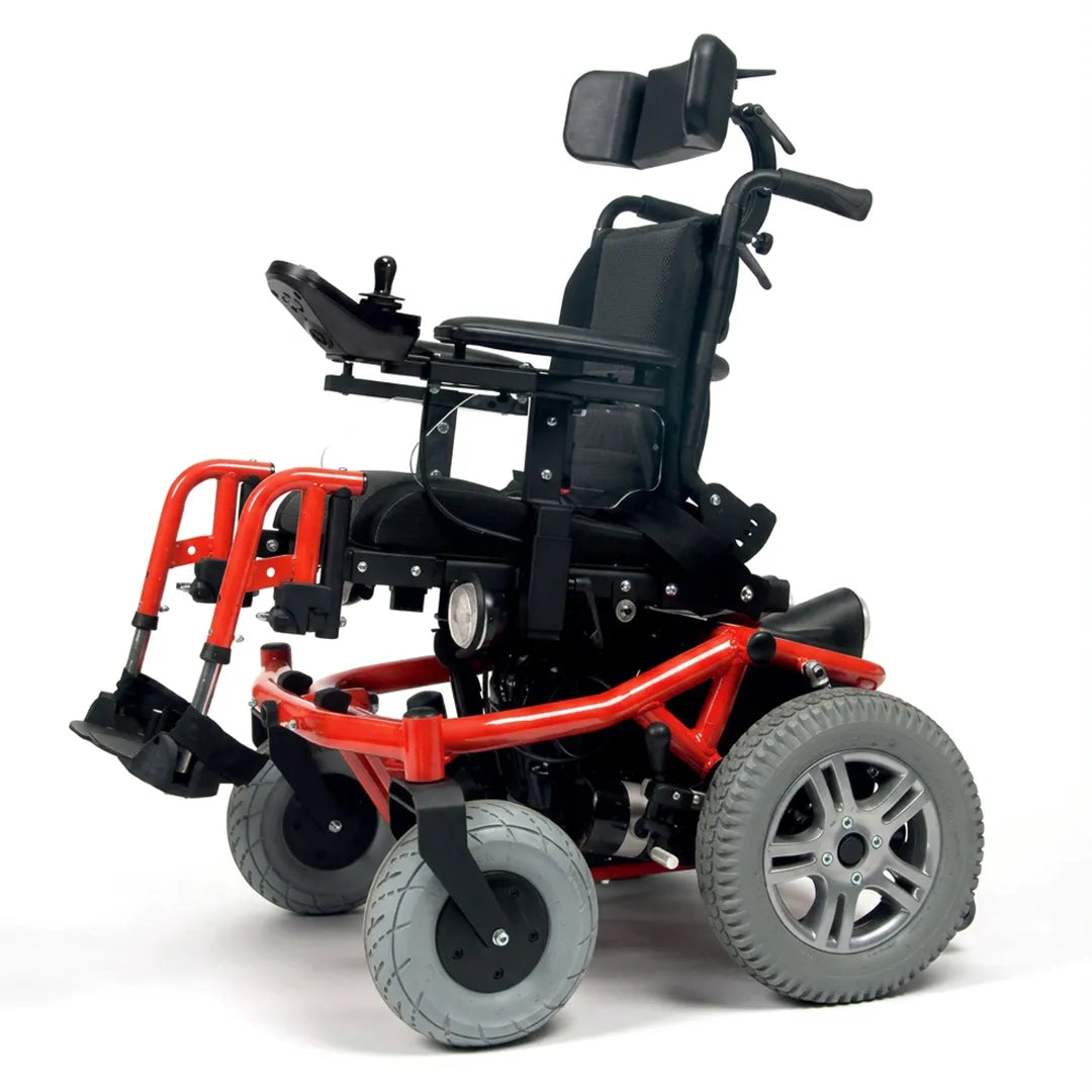 Silla de ruedas eléctrica infantil Forest Kids para mejorar la autonomía y movilidad diaria en niños dortomedical