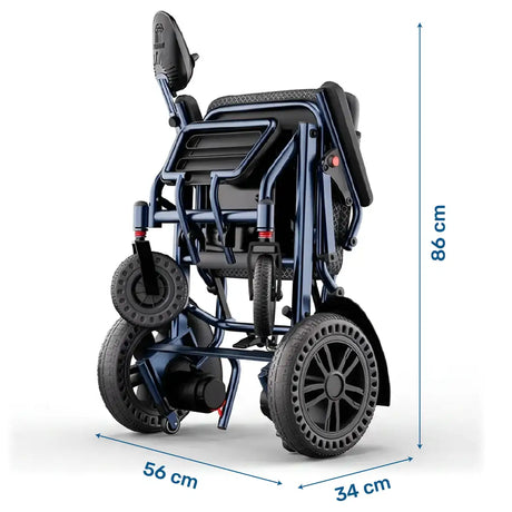 Silla de Ruedas Eléctrica Plegable y Ligera de Aluminio ELIX