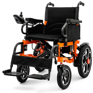 Silla de ruedas electrica con plegado tijera compacto aluminio magnesio para un facil de transportar y guardar en maletero dortomedical
