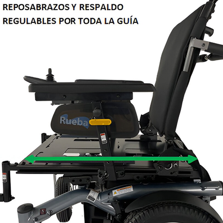 Silla Eléctrica con Asiento Regulable en Ancho y Fondo RUEBA CT