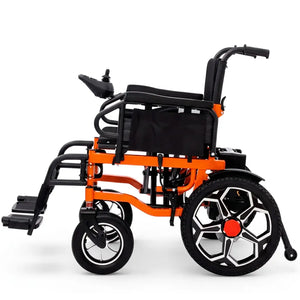 Silla de ruedas para mayores con plegado rapido tipo tijera ultrarrapido para un ahorro de espacio al guardarla en casa dortomedical