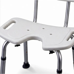 Silla de ducha con agujeros de desagüe que ofrece una mayor higiene dortomedical