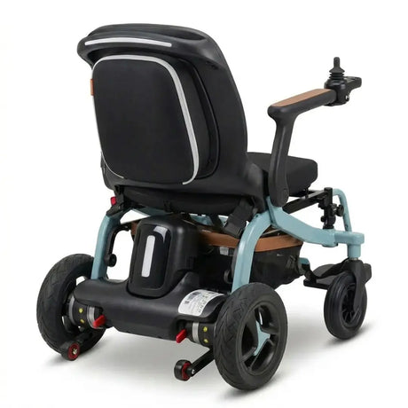 Silla eléctrica compacta y plegable que ocupa poco espacio al guardarse dortomedical