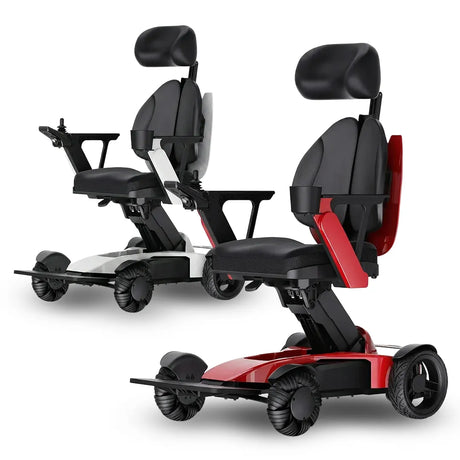 Colores disponibles de la silla eléctrica con freno electromagnético automático que ofrece una conducción segura dortomedical