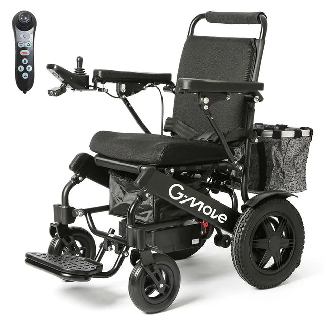 Silla eléctrica con mando a distancia incluido para una mayor comodidad durante el desplazamiento del usuario dortomedical