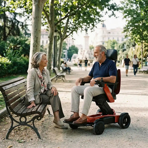 Silla eléctrica moderna con asiento regulable en altura para una mayor comodidad del usuario dortomedical