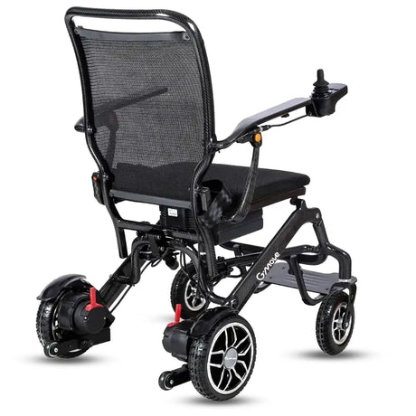 Silla eléctrica plegable con medidas compactas para un fácil almacenamiento dortomedical