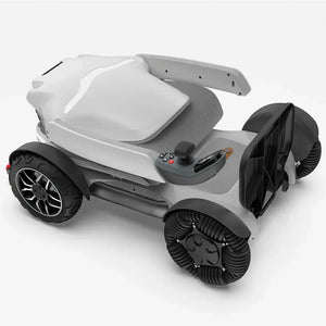 Plegado de la silla eléctrica robooter x40 estable y segura para mayores dortomedical