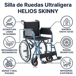 Puntos importantes de la Silla de ruedas de aluminio de 14,5 kg de peso para un manejo sencillo y mayor independencia de Dortomedical.