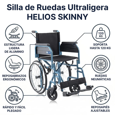 Puntos importantes de la Silla de ruedas de aluminio de 14,5 kg de peso para un manejo sencillo y mayor independencia de Dortomedical.