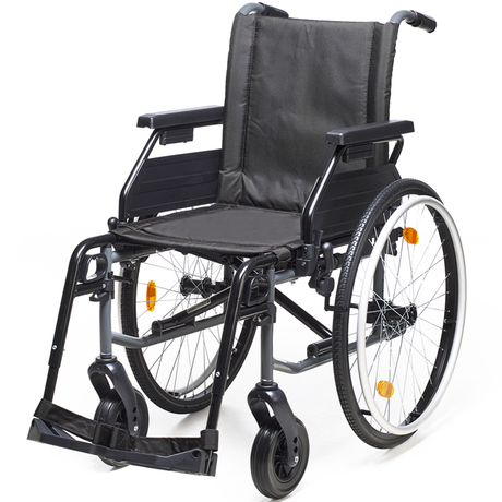 Silla de ruedas autopropulsable Gades Vario con sistema Quick Release de liberación rápida en ruedas traseras de 24 pulgadas dortomedical