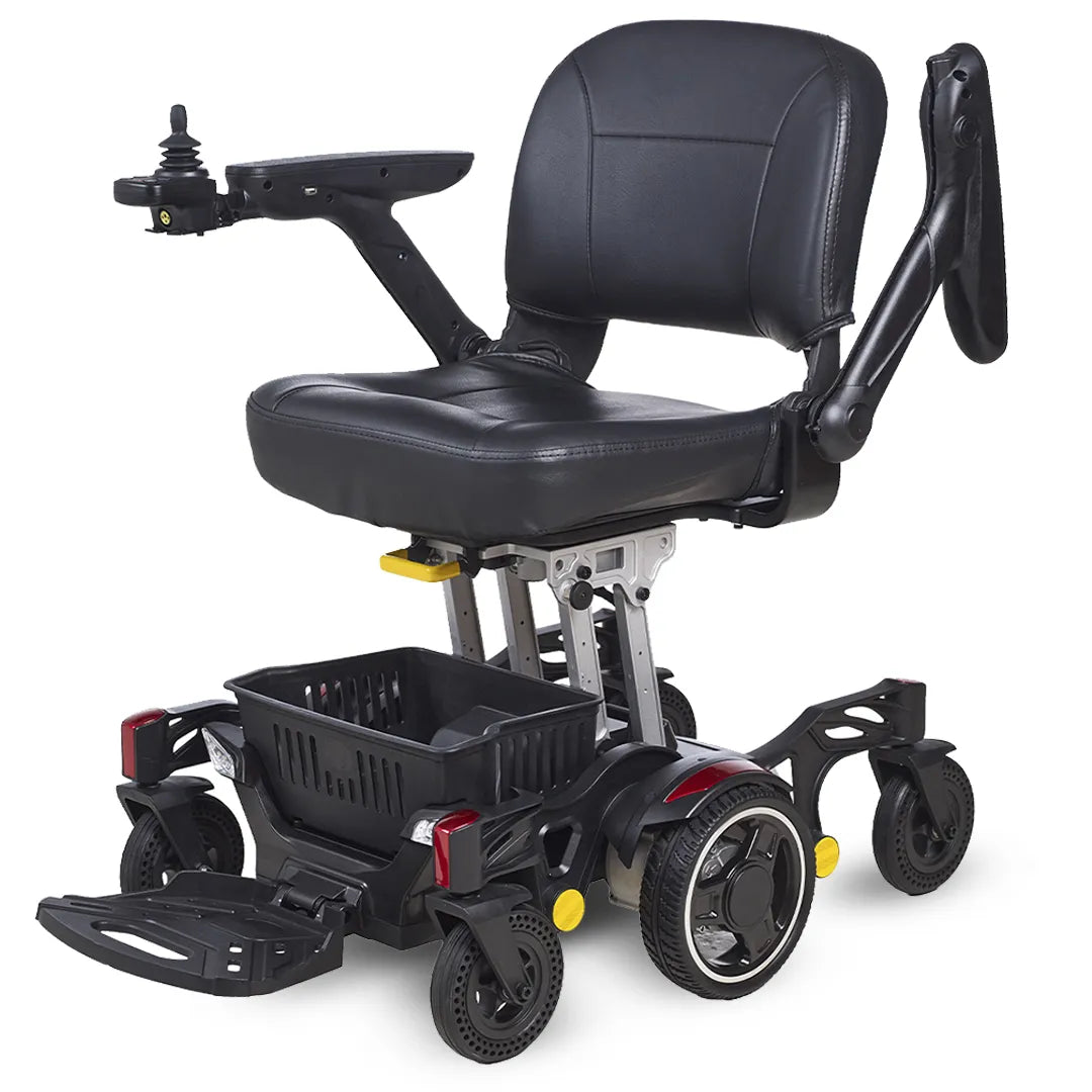 Silla de ruedas eléctrica con ancho de brazos ajustables para ajustar la postura al usuario dortomedical