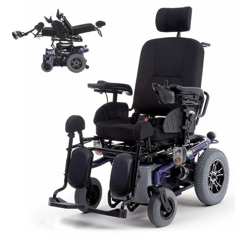 Silla de ruedas eléctrica ARIES PRO con función cama para descansar con mayor confort dortomedical