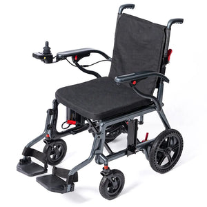 Silla de ruedas eléctrica Ilca ligera y plegable que ofrece un manejo sencillo dortomedical