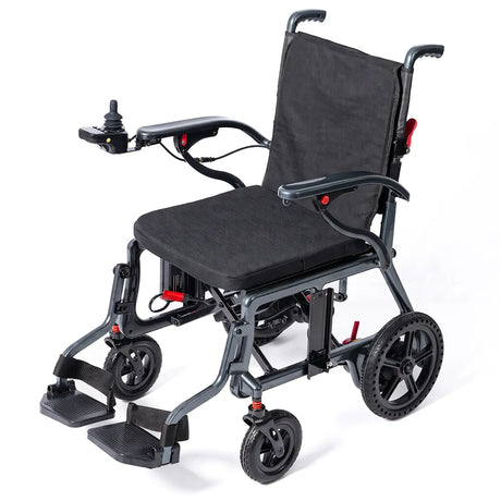 Silla de ruedas eléctrica Ilca ligera y plegable que ofrece un manejo sencillo dortomedical