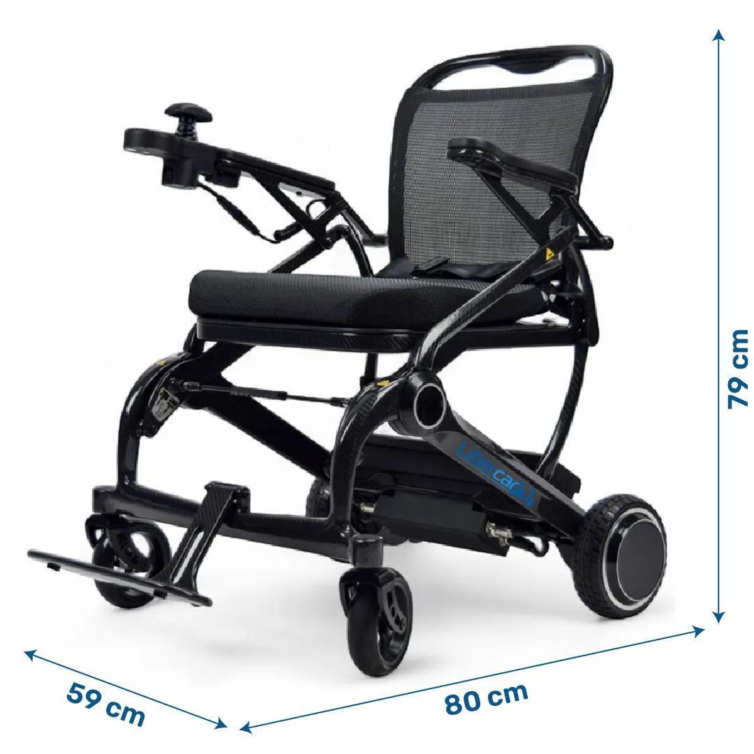 Medidas de la Silla de ruedas eléctrica con ruedas antipinchazos para un desplazamiento sin preocupaciones dortomedical