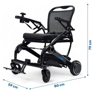 Medidas de la Silla de ruedas eléctrica con ruedas antipinchazos para un desplazamiento sin preocupaciones dortomedical
