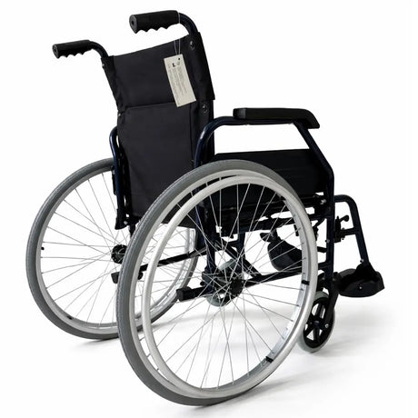 Silla de ruedas plegable con ruedas antipinchazos que ofrecen máxima seguridad dortomedical