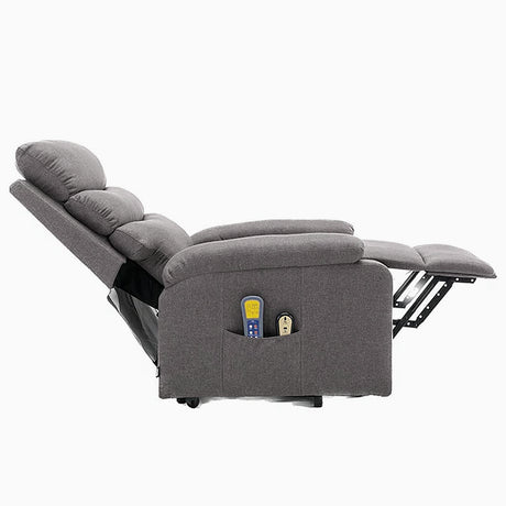 Sillón Eléctrico Levanta Personas Reclinable con MASAJE