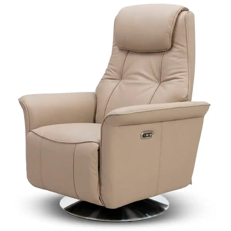 Sillón relax eléctrico con reposacabezas ajustable hacia adelante o hacia atrás en ambos modelos dortomedical