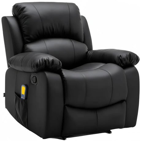 sillon-relax-reclinable-comodo-con-masaje-polipiel-negro