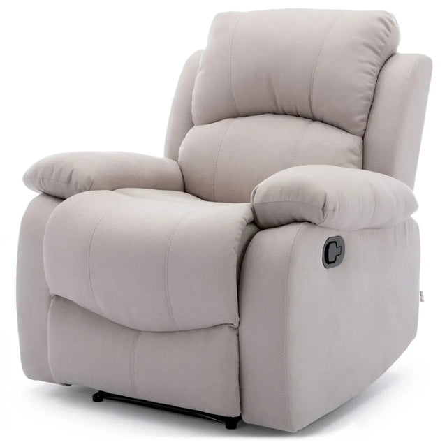 Sillón relax reclinable con tejido transpirable y masaje dortomedical