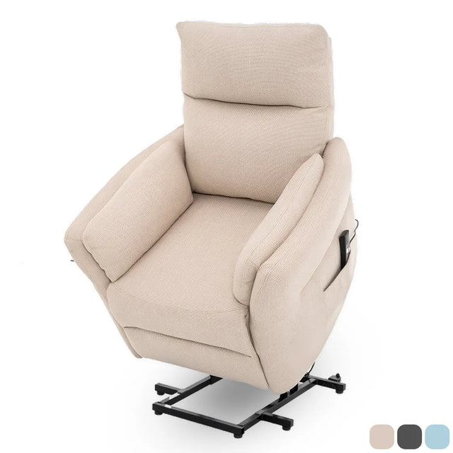 Sillón relax con sistema de reclinación sincronizada de respaldo y reposapiés para un descanso óptimo de Dortomedical.