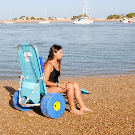 Tumbona Adaptada para Playa con Ruedas OCEANIC SUN