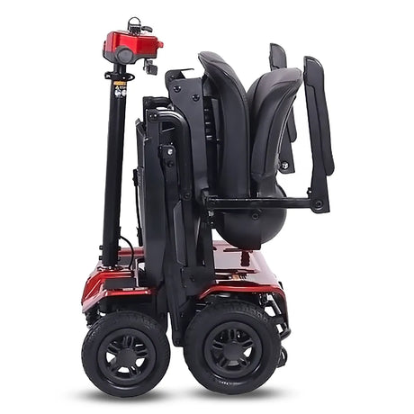 Vista plegada del Vehículo de movilidad reducida con motor de 200W para desplazamientos urbanos potentes dortomedical