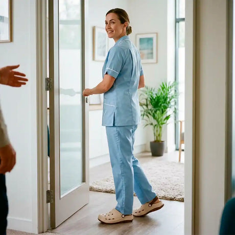 Zuecos sanitarios fabricados con material ultraligero y flexible para unos pies más cómodos dortomedical