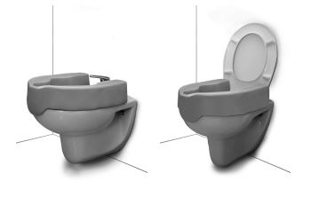 Mopedia Elevador blando para WC y Bidet Comodidad e Higiene Avanzad
